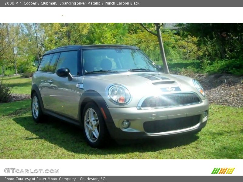 Sparkling Silver Metallic / Punch Carbon Black 2008 Mini Cooper S Clubman
