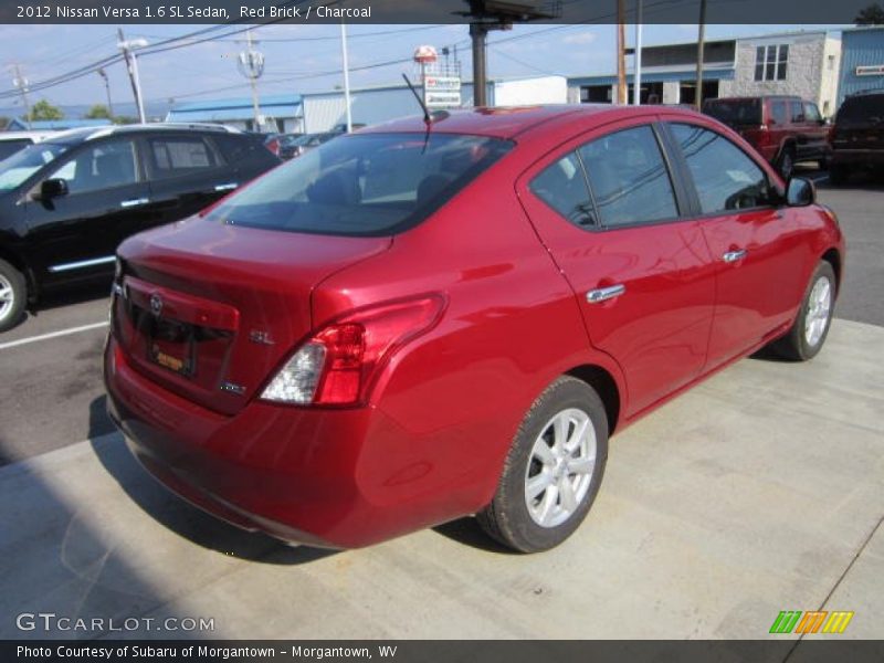  2012 Versa 1.6 SL Sedan Red Brick