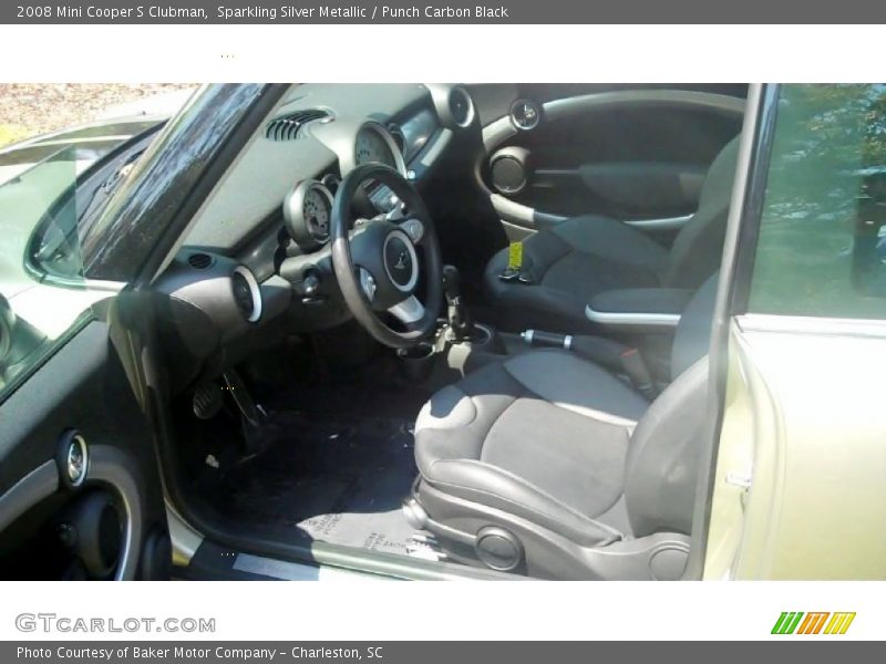 Sparkling Silver Metallic / Punch Carbon Black 2008 Mini Cooper S Clubman