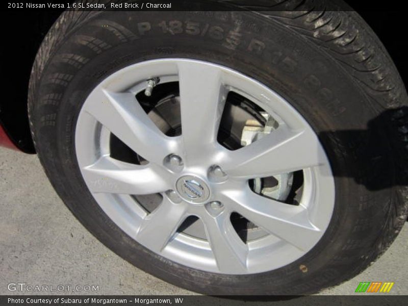 Red Brick / Charcoal 2012 Nissan Versa 1.6 SL Sedan