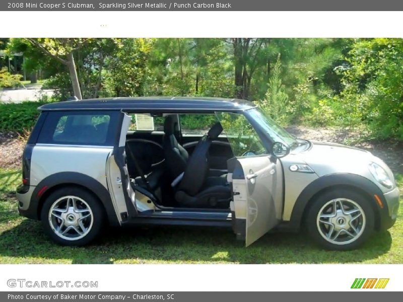 Sparkling Silver Metallic / Punch Carbon Black 2008 Mini Cooper S Clubman
