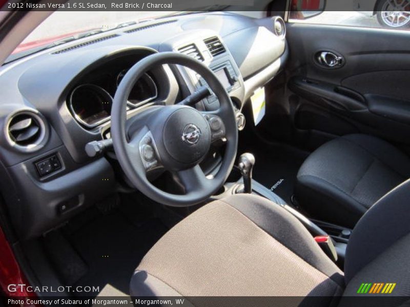 Red Brick / Charcoal 2012 Nissan Versa 1.6 SL Sedan