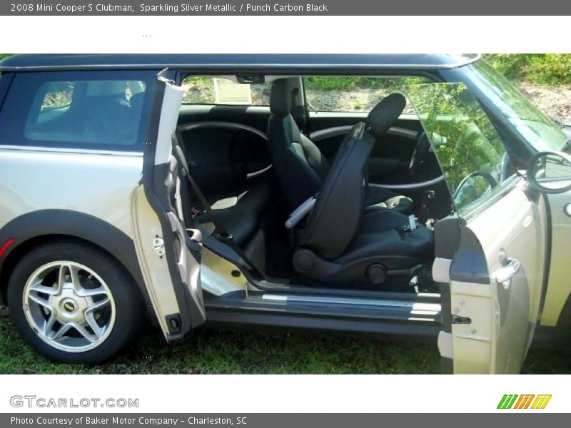 Sparkling Silver Metallic / Punch Carbon Black 2008 Mini Cooper S Clubman