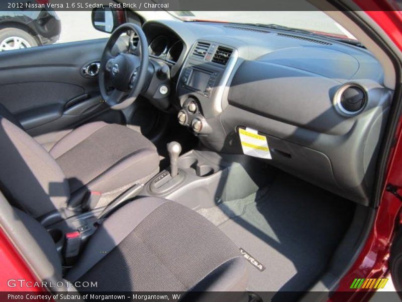 Red Brick / Charcoal 2012 Nissan Versa 1.6 SL Sedan