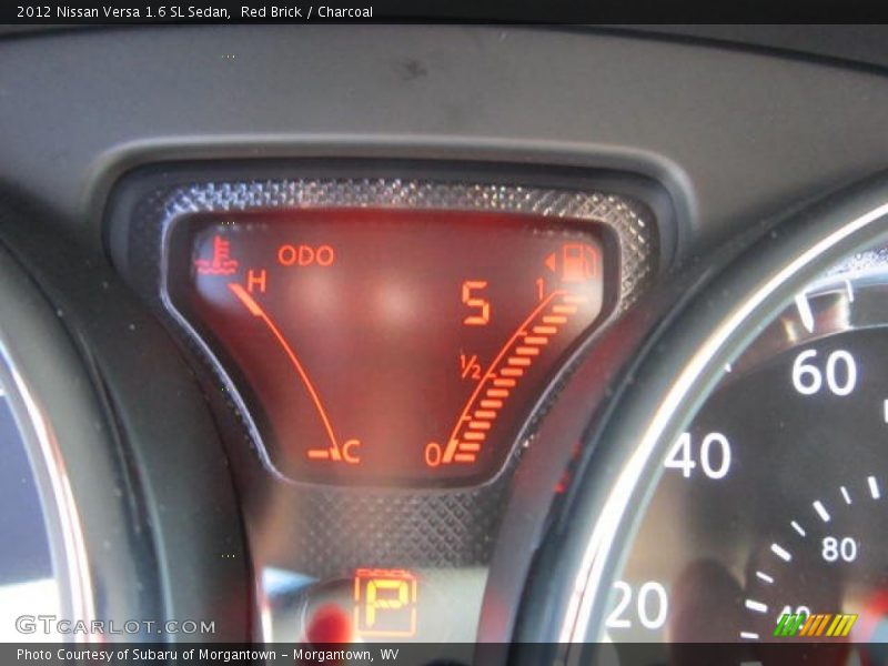 Red Brick / Charcoal 2012 Nissan Versa 1.6 SL Sedan