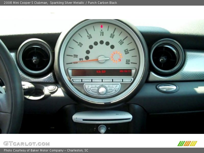 Sparkling Silver Metallic / Punch Carbon Black 2008 Mini Cooper S Clubman