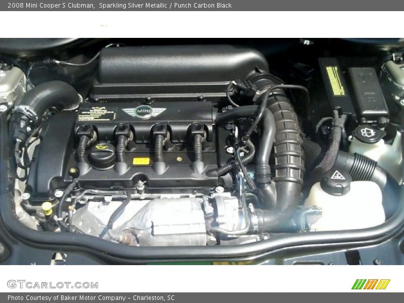 Sparkling Silver Metallic / Punch Carbon Black 2008 Mini Cooper S Clubman