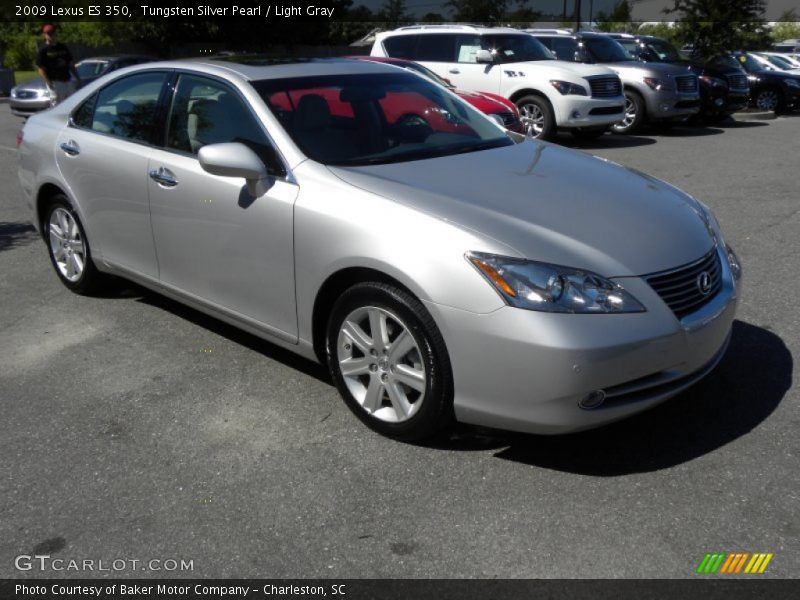 Tungsten Silver Pearl / Light Gray 2009 Lexus ES 350