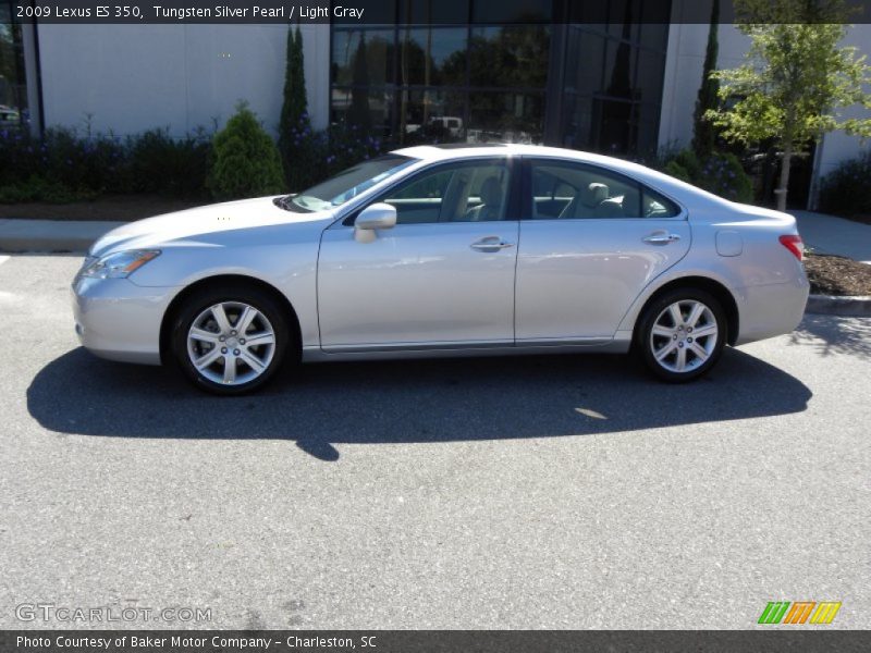 Tungsten Silver Pearl / Light Gray 2009 Lexus ES 350