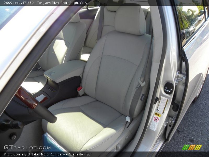 Tungsten Silver Pearl / Light Gray 2009 Lexus ES 350