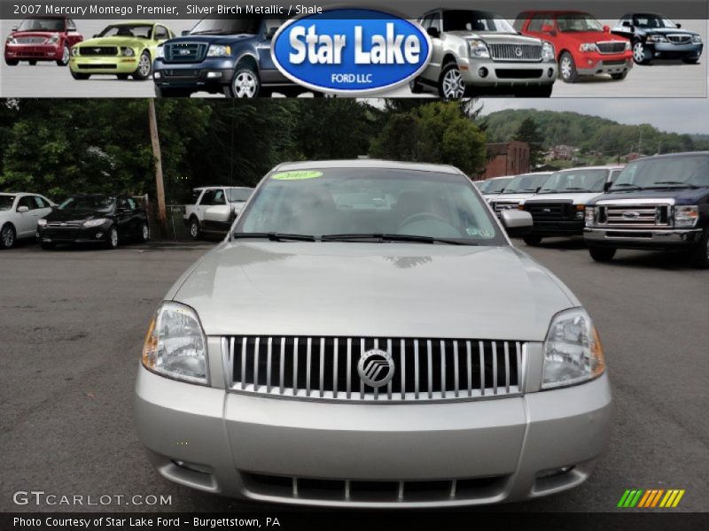 Silver Birch Metallic / Shale 2007 Mercury Montego Premier