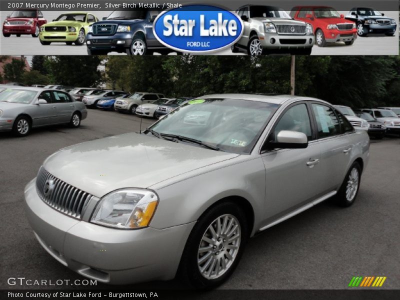Silver Birch Metallic / Shale 2007 Mercury Montego Premier