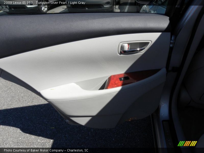 Tungsten Silver Pearl / Light Gray 2009 Lexus ES 350