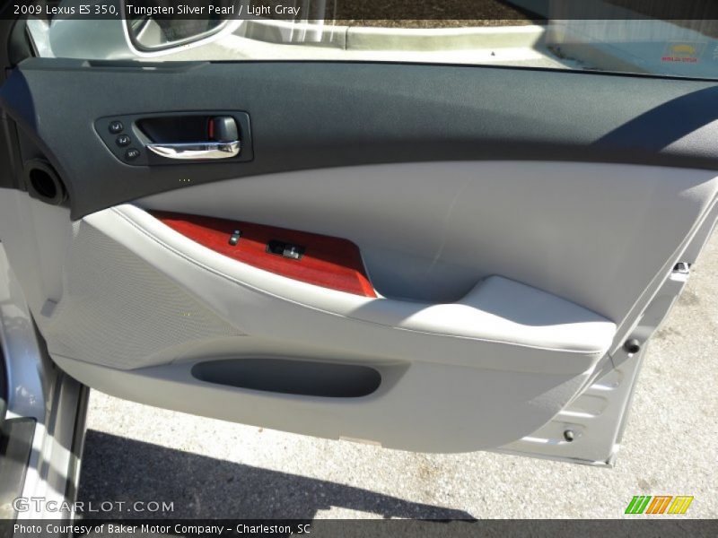 Tungsten Silver Pearl / Light Gray 2009 Lexus ES 350