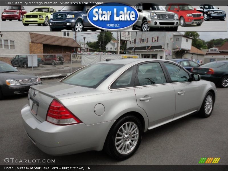 Silver Birch Metallic / Shale 2007 Mercury Montego Premier