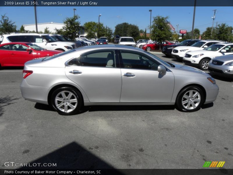 Tungsten Silver Pearl / Light Gray 2009 Lexus ES 350