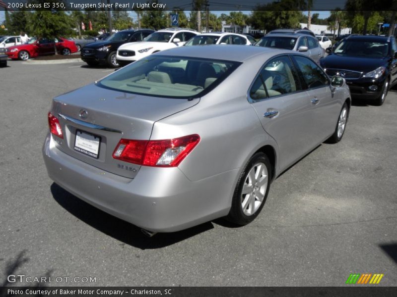 Tungsten Silver Pearl / Light Gray 2009 Lexus ES 350