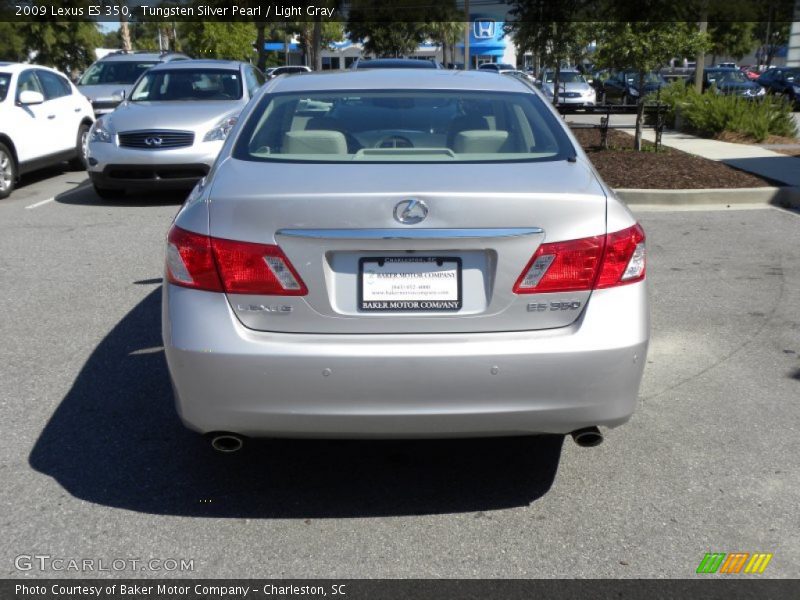 Tungsten Silver Pearl / Light Gray 2009 Lexus ES 350