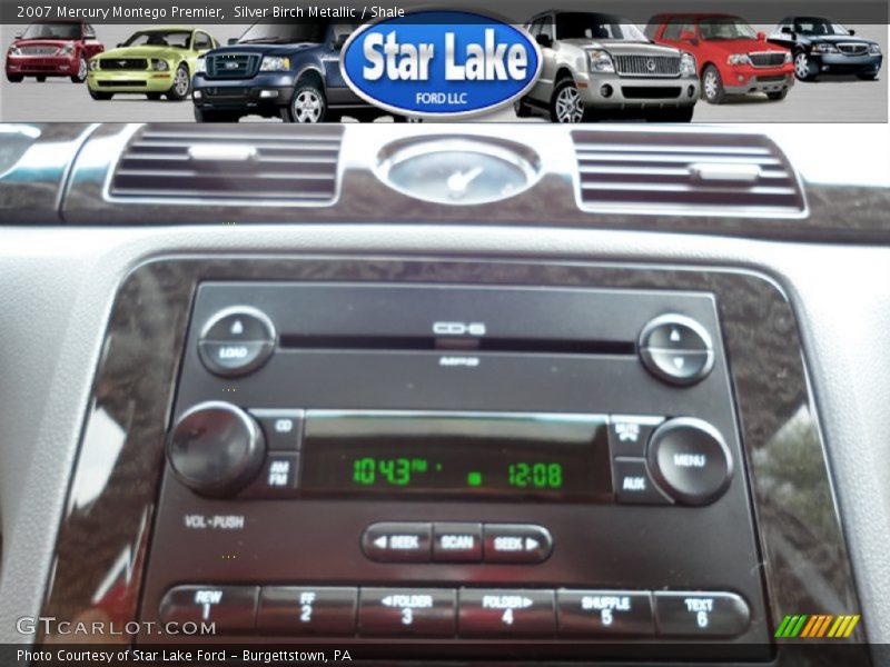 Silver Birch Metallic / Shale 2007 Mercury Montego Premier