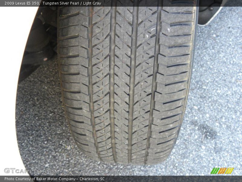 Tungsten Silver Pearl / Light Gray 2009 Lexus ES 350
