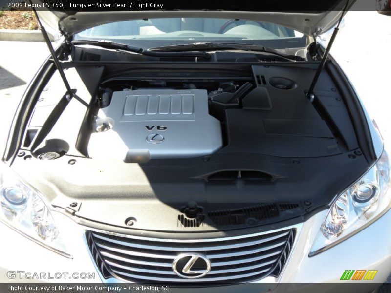 Tungsten Silver Pearl / Light Gray 2009 Lexus ES 350