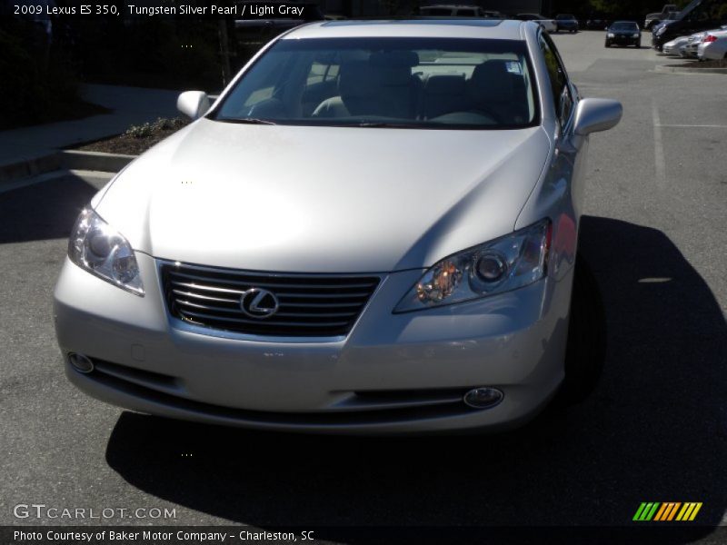 Tungsten Silver Pearl / Light Gray 2009 Lexus ES 350