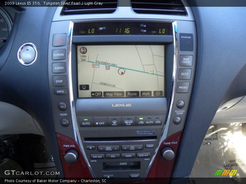 Tungsten Silver Pearl / Light Gray 2009 Lexus ES 350