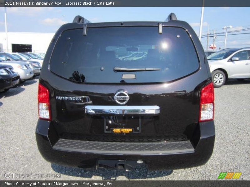 Espresso Black / Cafe Latte 2011 Nissan Pathfinder SV 4x4