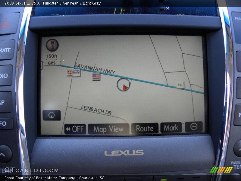 Tungsten Silver Pearl / Light Gray 2009 Lexus ES 350