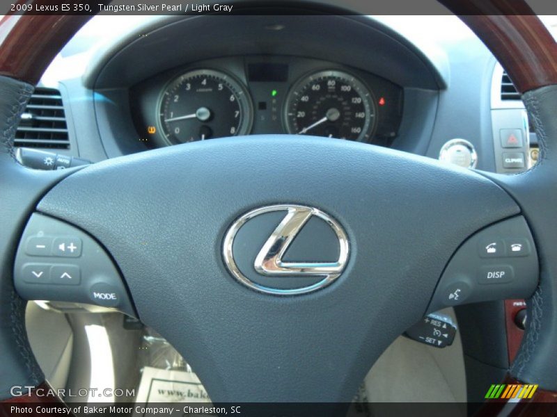 Tungsten Silver Pearl / Light Gray 2009 Lexus ES 350