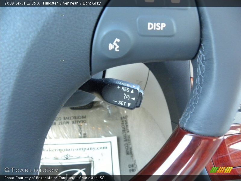 Tungsten Silver Pearl / Light Gray 2009 Lexus ES 350