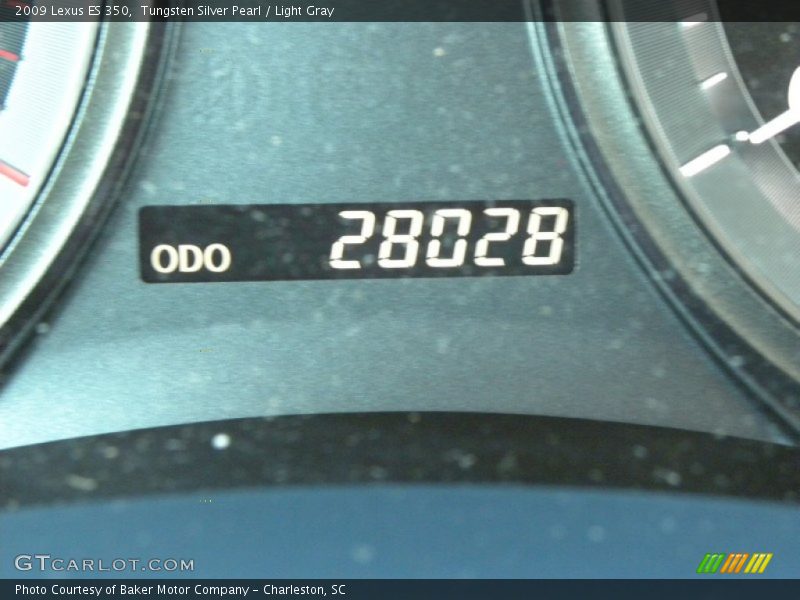 Tungsten Silver Pearl / Light Gray 2009 Lexus ES 350