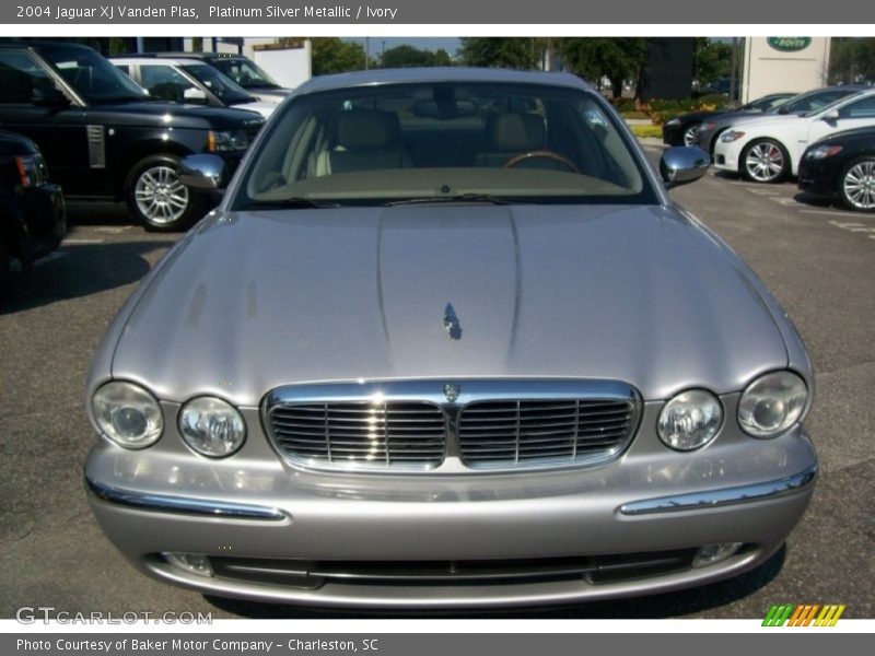 Platinum Silver Metallic / Ivory 2004 Jaguar XJ Vanden Plas