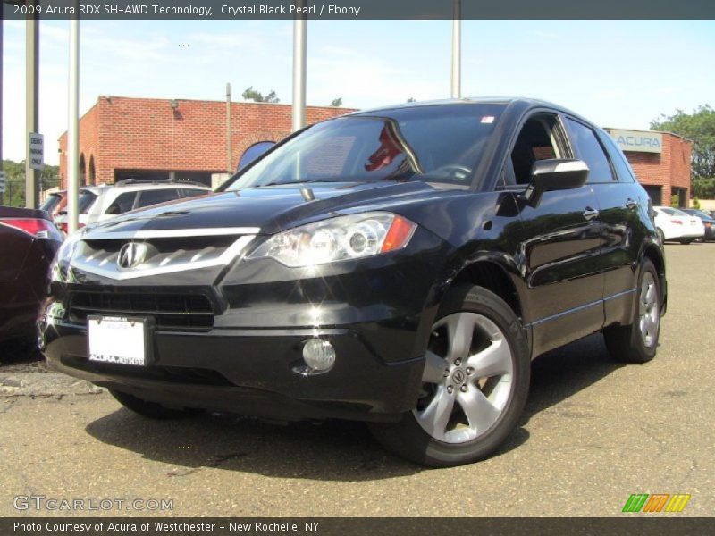 Crystal Black Pearl / Ebony 2009 Acura RDX SH-AWD Technology