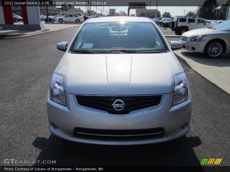 Brilliant Silver Metallic / Charcoal 2012 Nissan Sentra 2.0 SR