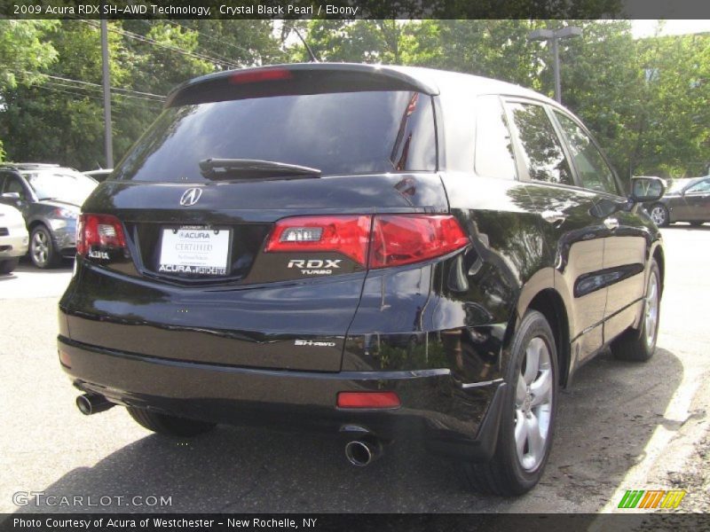 Crystal Black Pearl / Ebony 2009 Acura RDX SH-AWD Technology