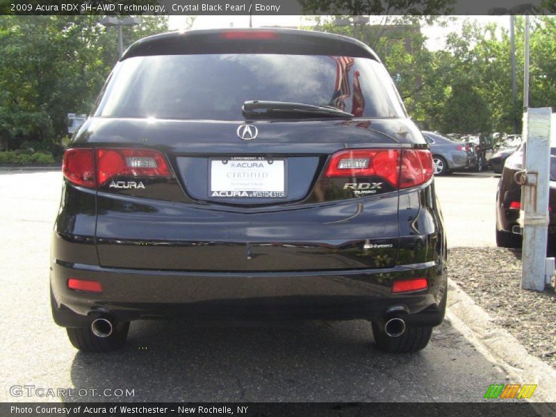 Crystal Black Pearl / Ebony 2009 Acura RDX SH-AWD Technology