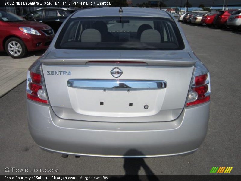 Brilliant Silver Metallic / Charcoal 2012 Nissan Sentra 2.0 SR