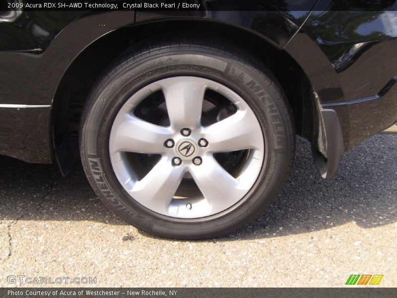 Crystal Black Pearl / Ebony 2009 Acura RDX SH-AWD Technology