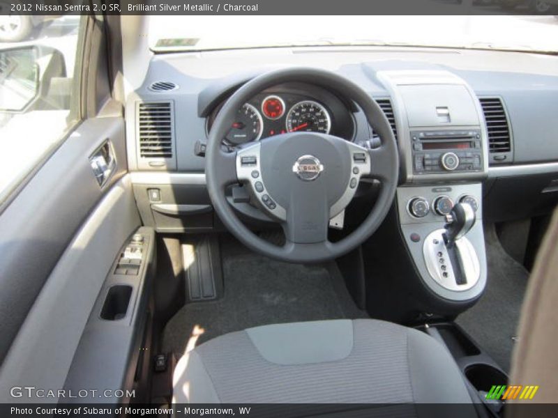 Brilliant Silver Metallic / Charcoal 2012 Nissan Sentra 2.0 SR