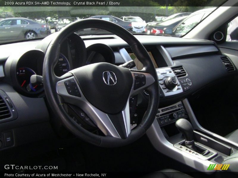 Crystal Black Pearl / Ebony 2009 Acura RDX SH-AWD Technology