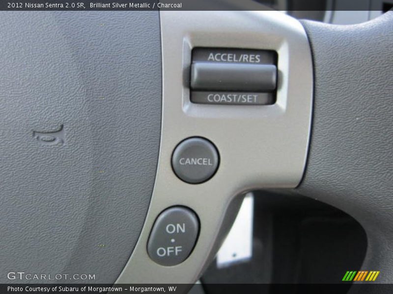 Brilliant Silver Metallic / Charcoal 2012 Nissan Sentra 2.0 SR