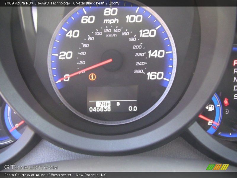 Crystal Black Pearl / Ebony 2009 Acura RDX SH-AWD Technology