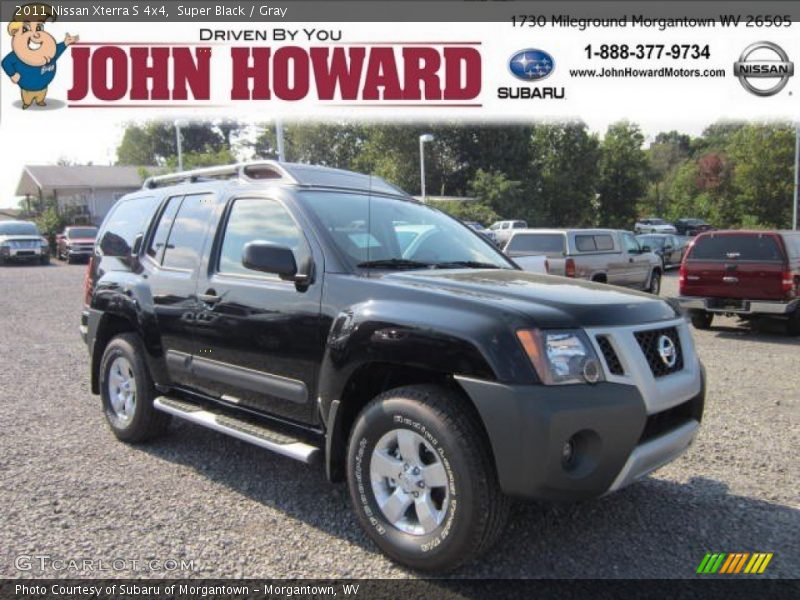 Super Black / Gray 2011 Nissan Xterra S 4x4
