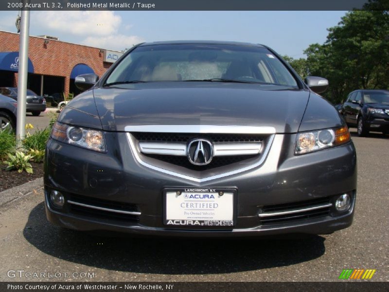 Polished Metal Metallic / Taupe 2008 Acura TL 3.2