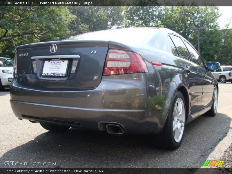 Polished Metal Metallic / Taupe 2008 Acura TL 3.2