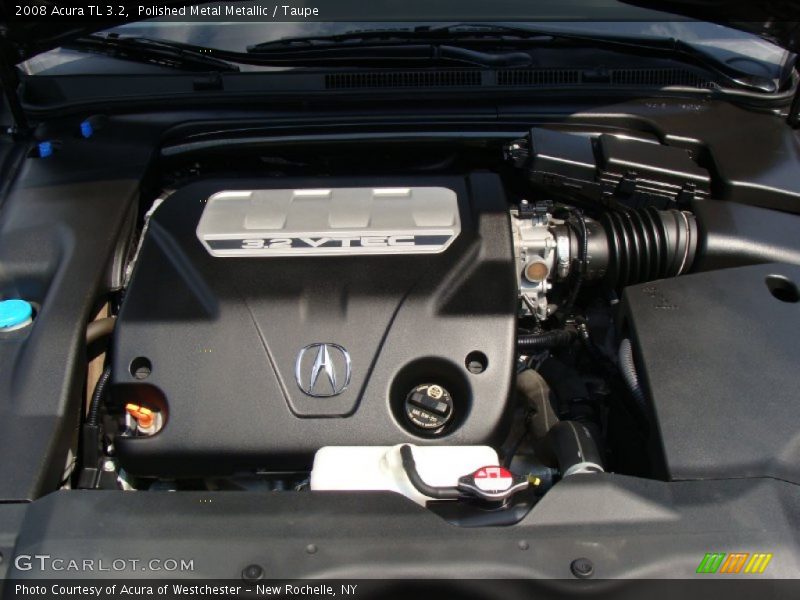 Polished Metal Metallic / Taupe 2008 Acura TL 3.2