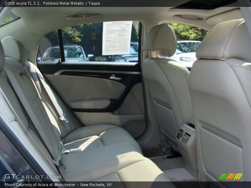 Polished Metal Metallic / Taupe 2008 Acura TL 3.2