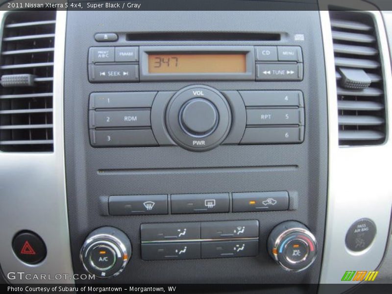 Super Black / Gray 2011 Nissan Xterra S 4x4