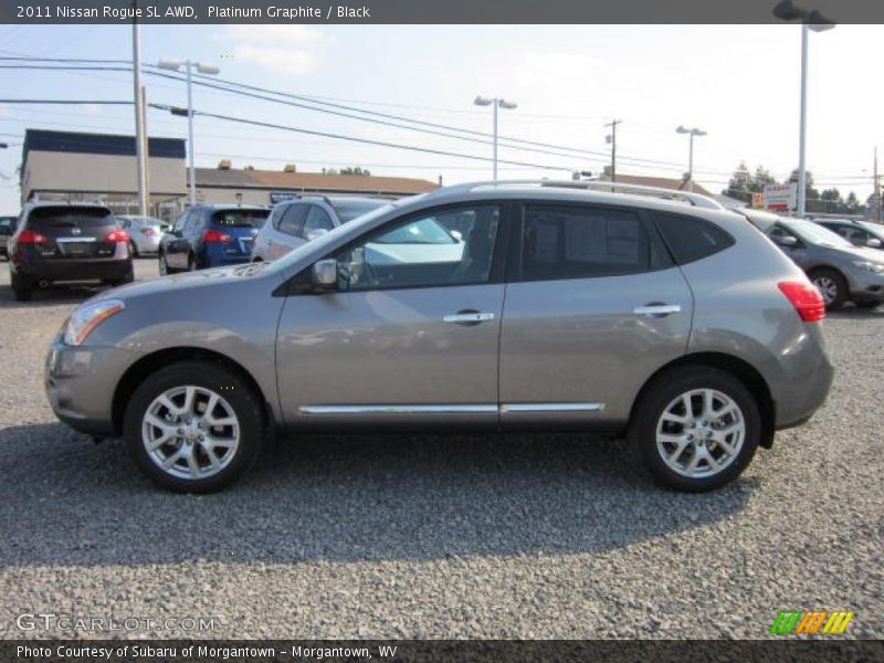 Platinum Graphite / Black 2011 Nissan Rogue SL AWD